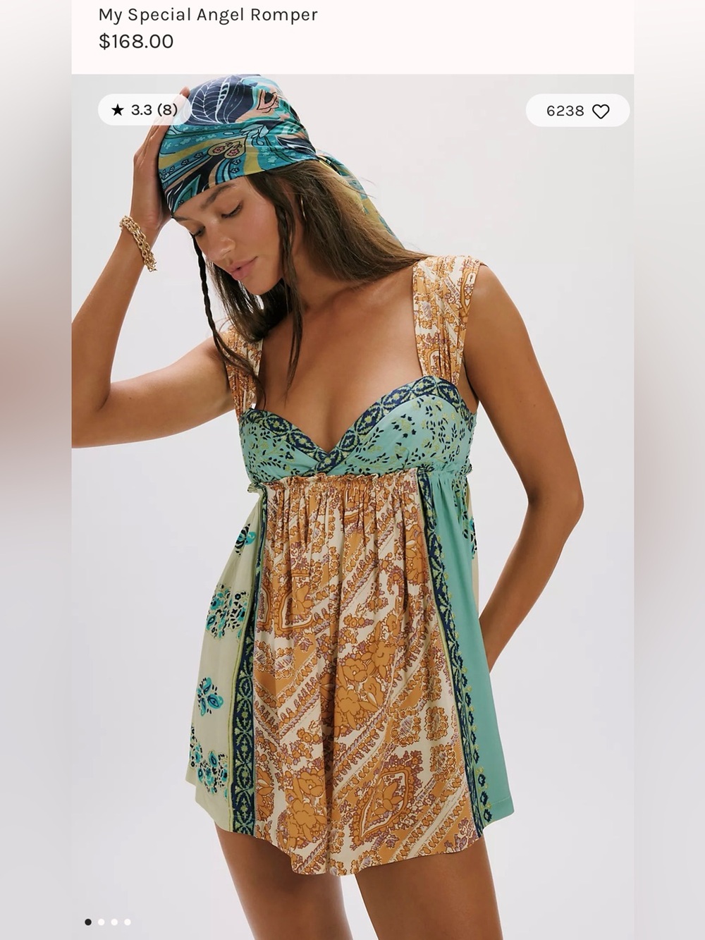 Free People My Special Angel Romper Sz Medium